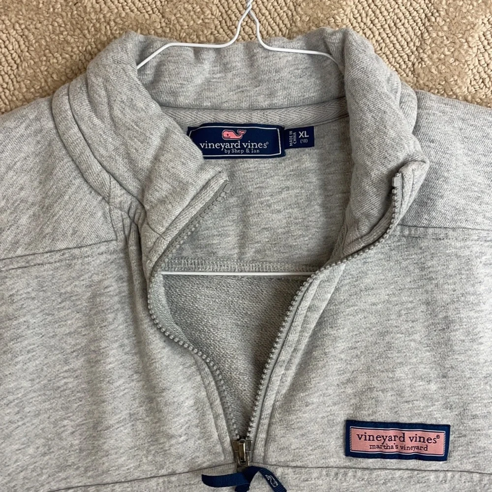 Vineyard vines boys shep shirt grey size XL - Picture 2 of 3